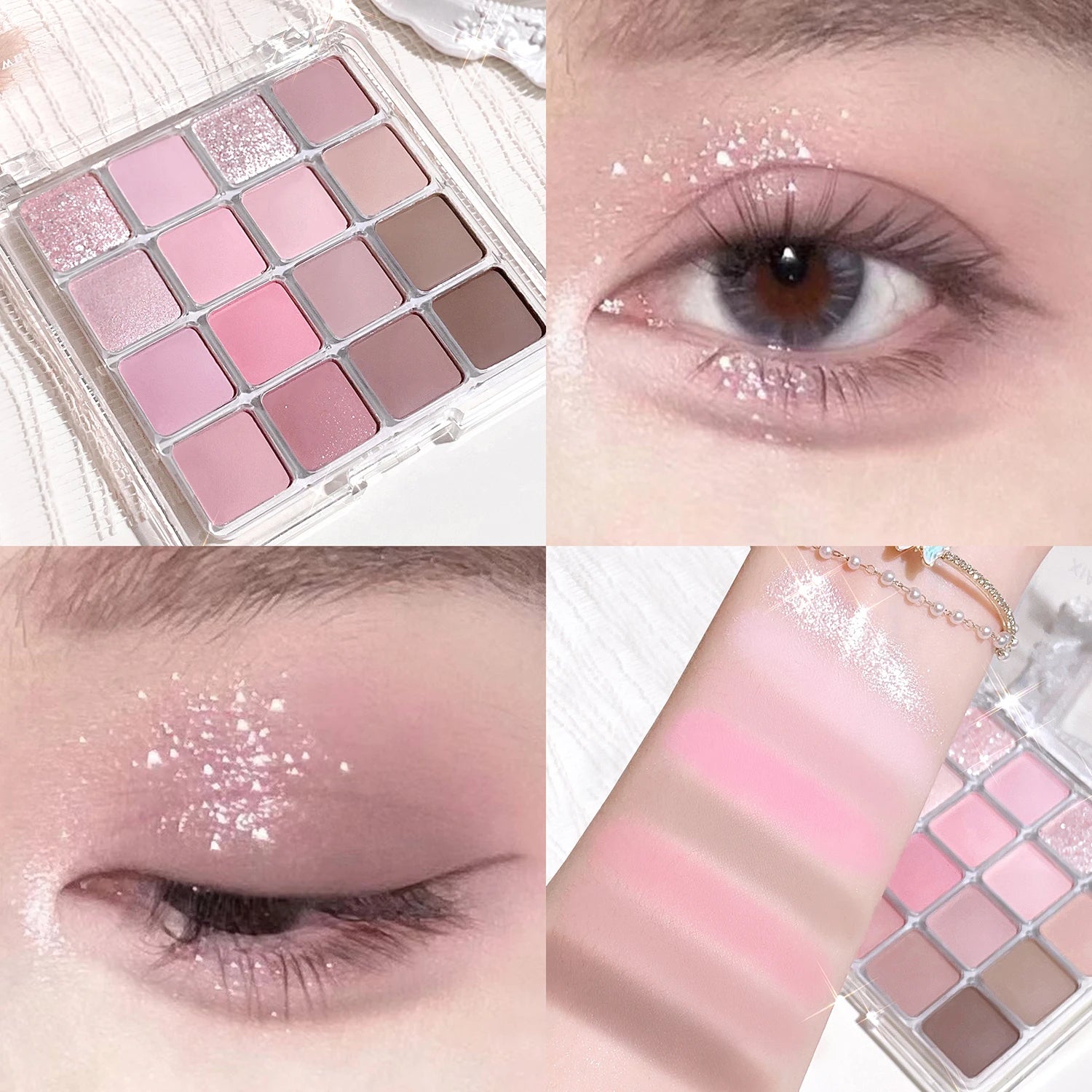 Glitterpedia Eye Palette - N°1 All of Coralpink