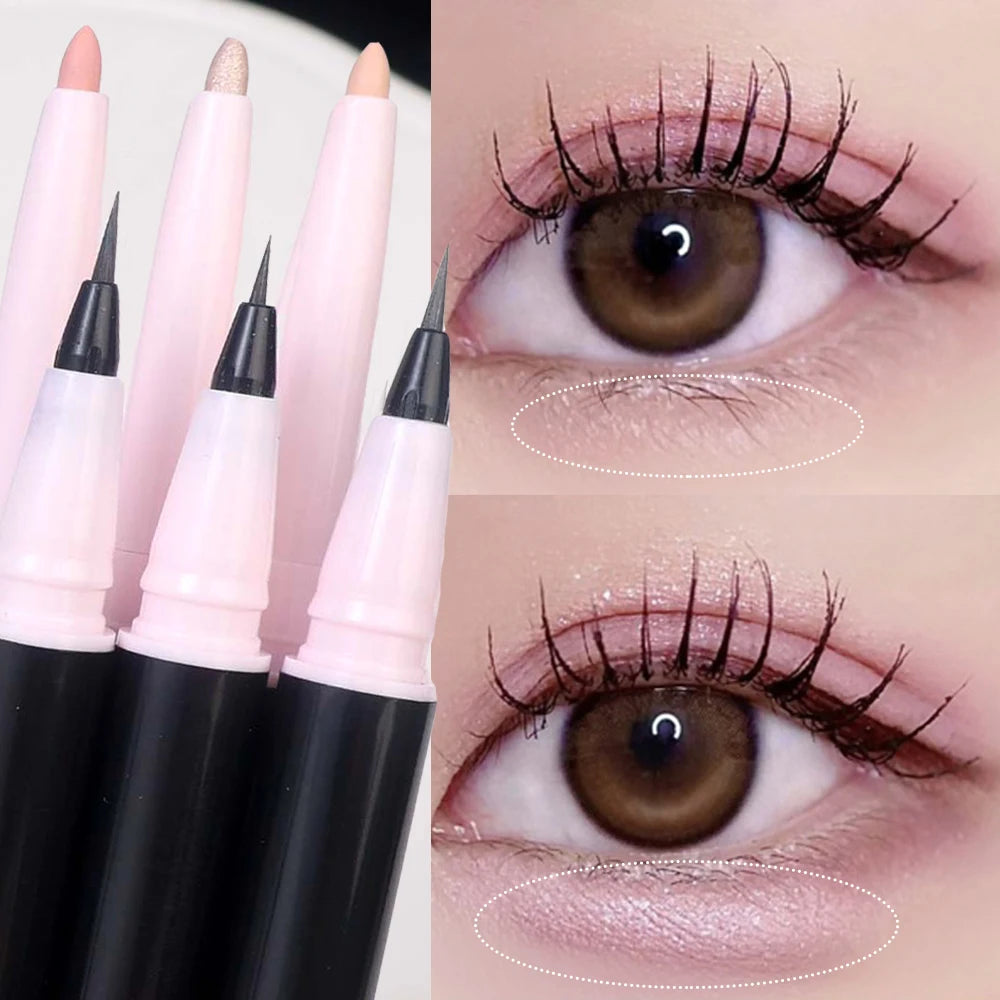 Lapiz Sombra de Ojos con iluminador - Double Pen Waterproof