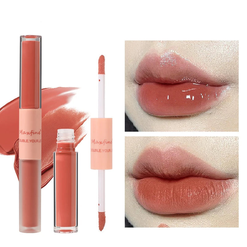 Double Lip Gloss Mirror And Matte