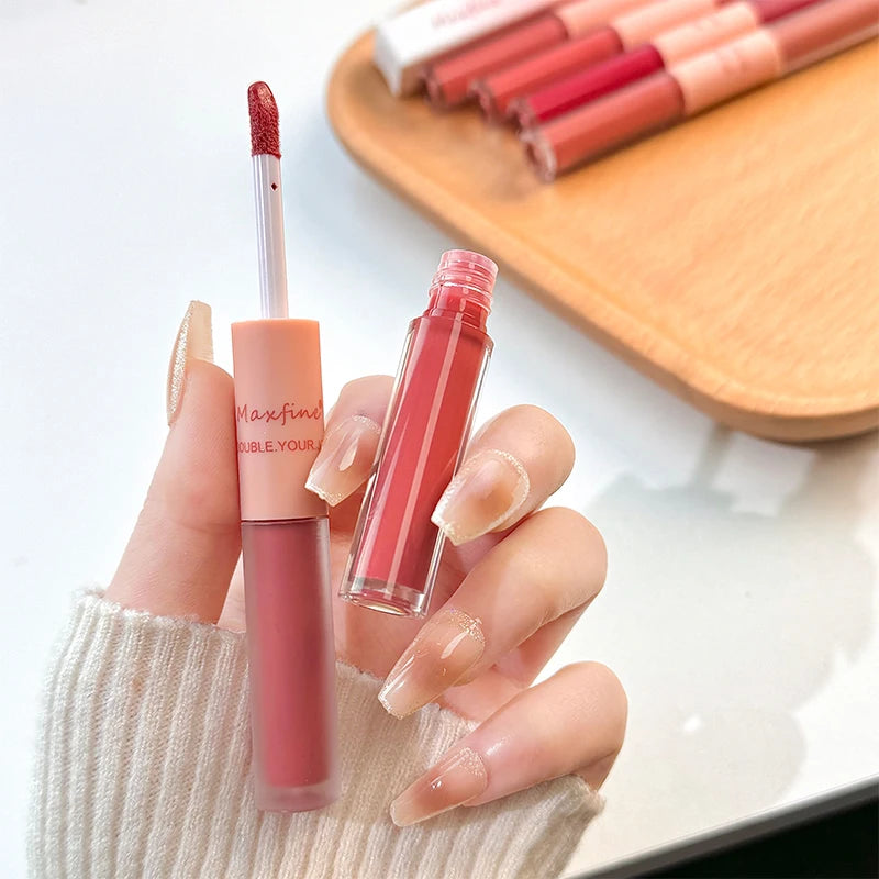 Double Lip Gloss Mirror And Matte