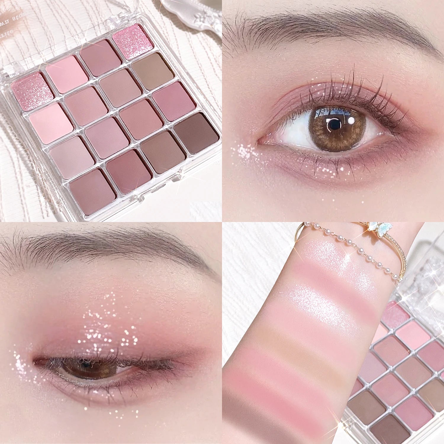 Glitterpedia Eye Palette - N°1 All of Coralpink