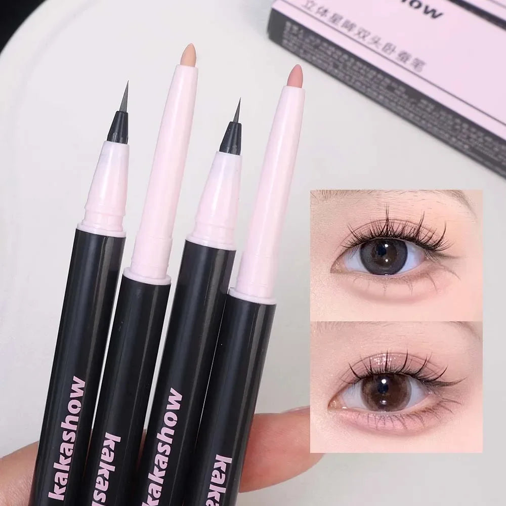 Lapiz Sombra de Ojos con iluminador - Double Pen Waterproof